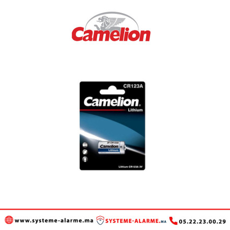 Pile Camelion CR123 3V lithium Casablanca Maroc
