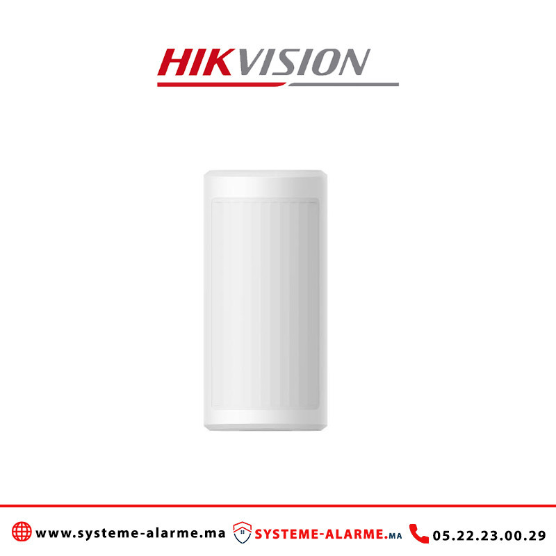 Détecteur de mouvement extérieur alarme Hikvision Double-Tech sans fil DS-PDP18-HM-WB Casablanca Maroc