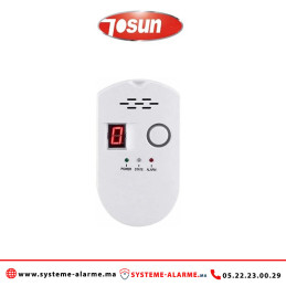 Détecteur de gaz Tosun sans fil alarme TOSLX-GSV8 Casablanca Maroc