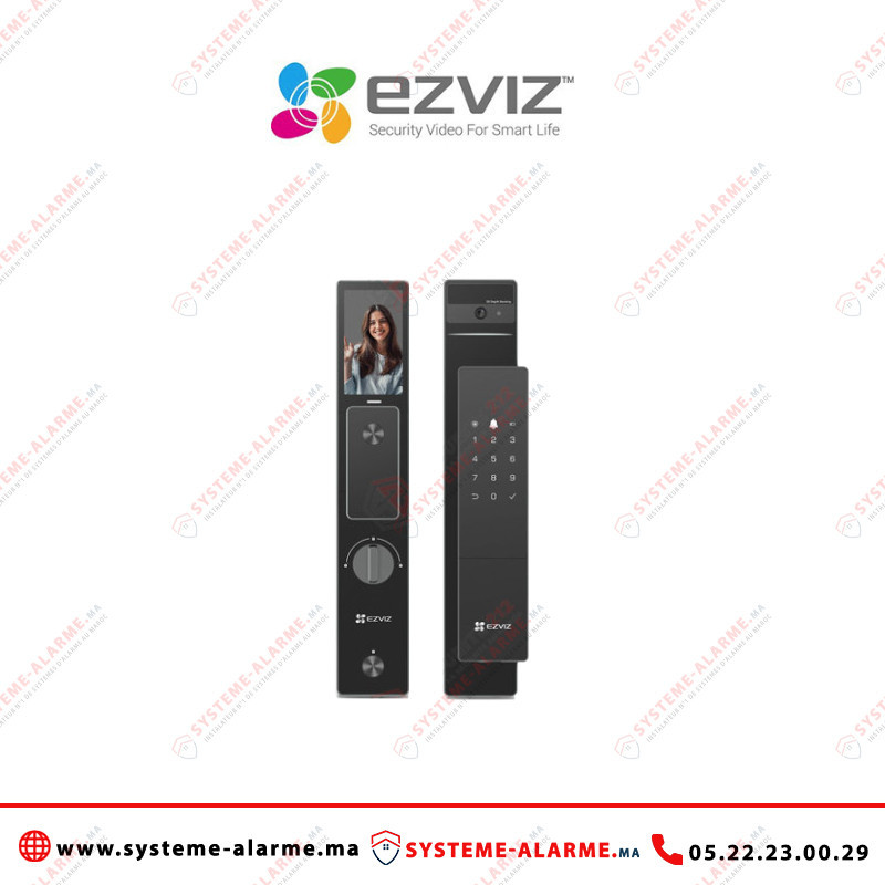 Serrure connectée Wi-Fi Ezviz avec caméra CS-DL50FVS Casablanca Maroc
