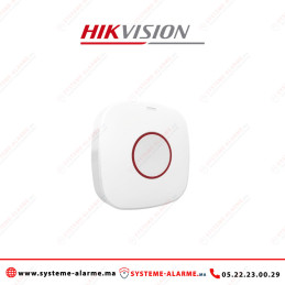 Bouton d'urgence alarme sans fil Hikvision DS-PDEB1-EG2-WB Casablanca Maroc