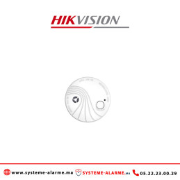 Détecteur de fumée photoélectrique sans fil alarme Hikvision DS-PDSMK-S-WB Casablanca Maroc