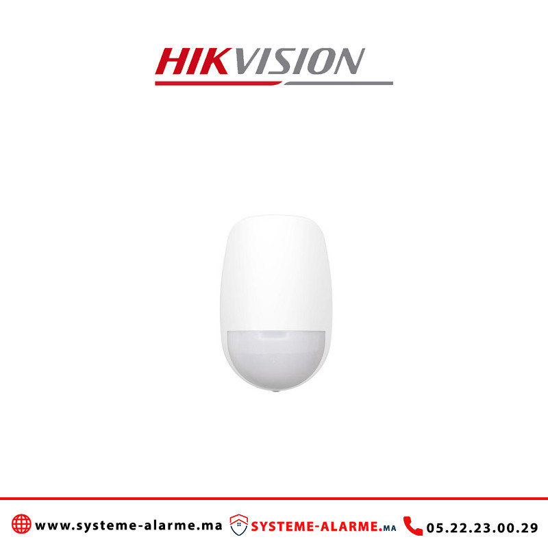 Détecteur PIR sans fil 15m alarme Hikvision DS-PDP15P-EG2-WB Casablanca Maroc